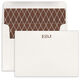 Block Initials Flat Note Cards - Letterpress Image 3 of 4